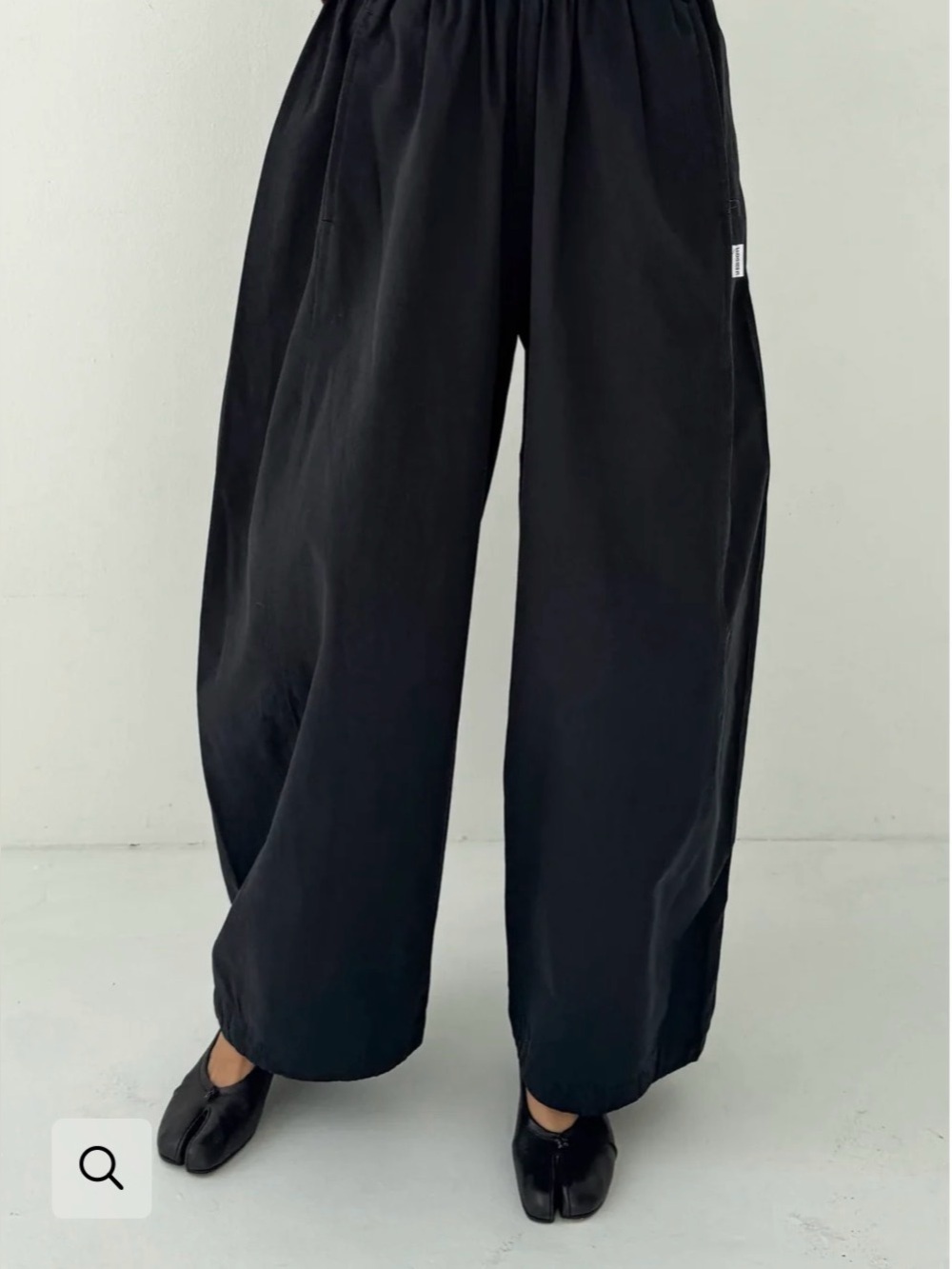 Le Bon Shoppe Parachute Pant (Black) - Picture 4 of 10